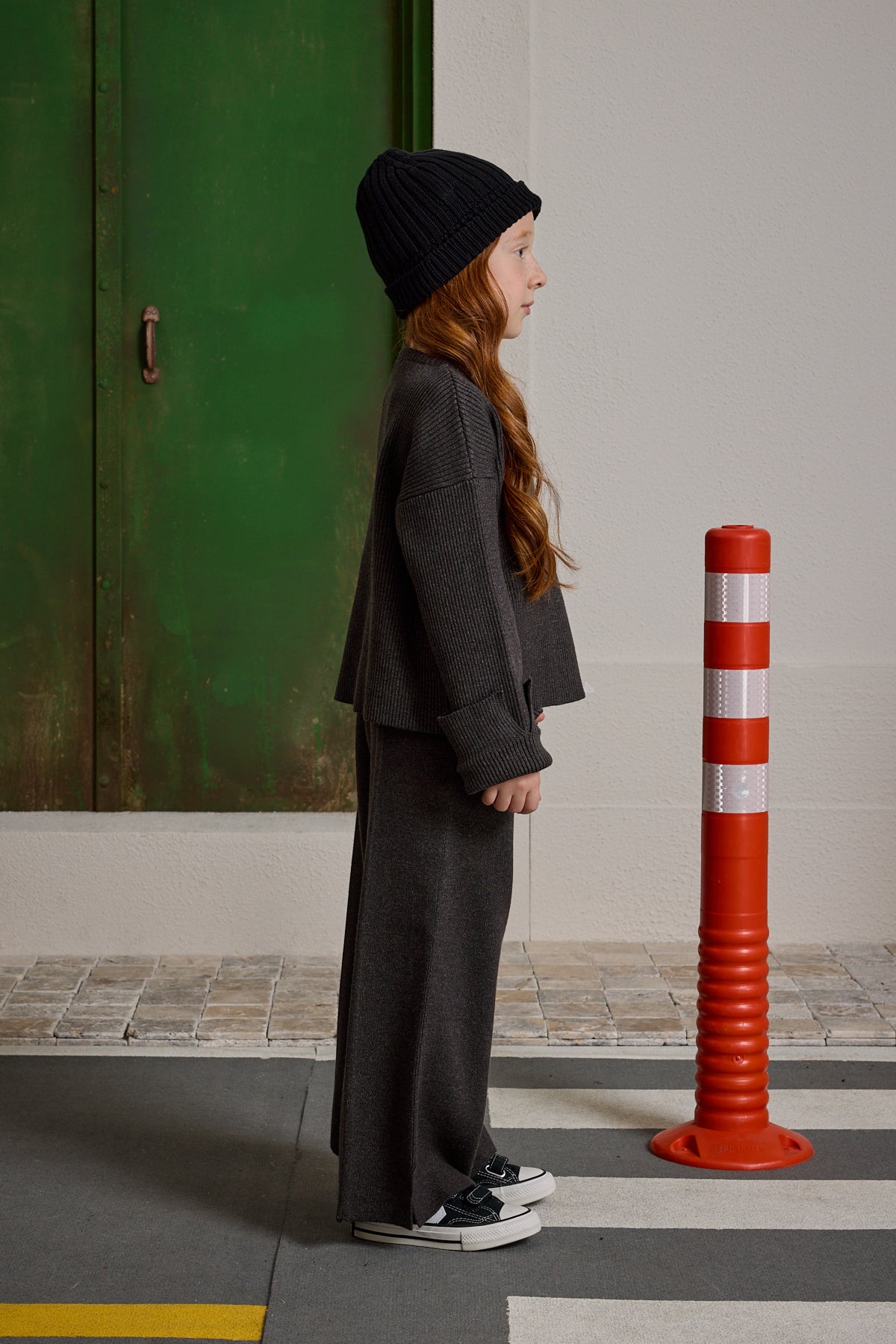 İpek Dokulu Triko Takım Antrasit