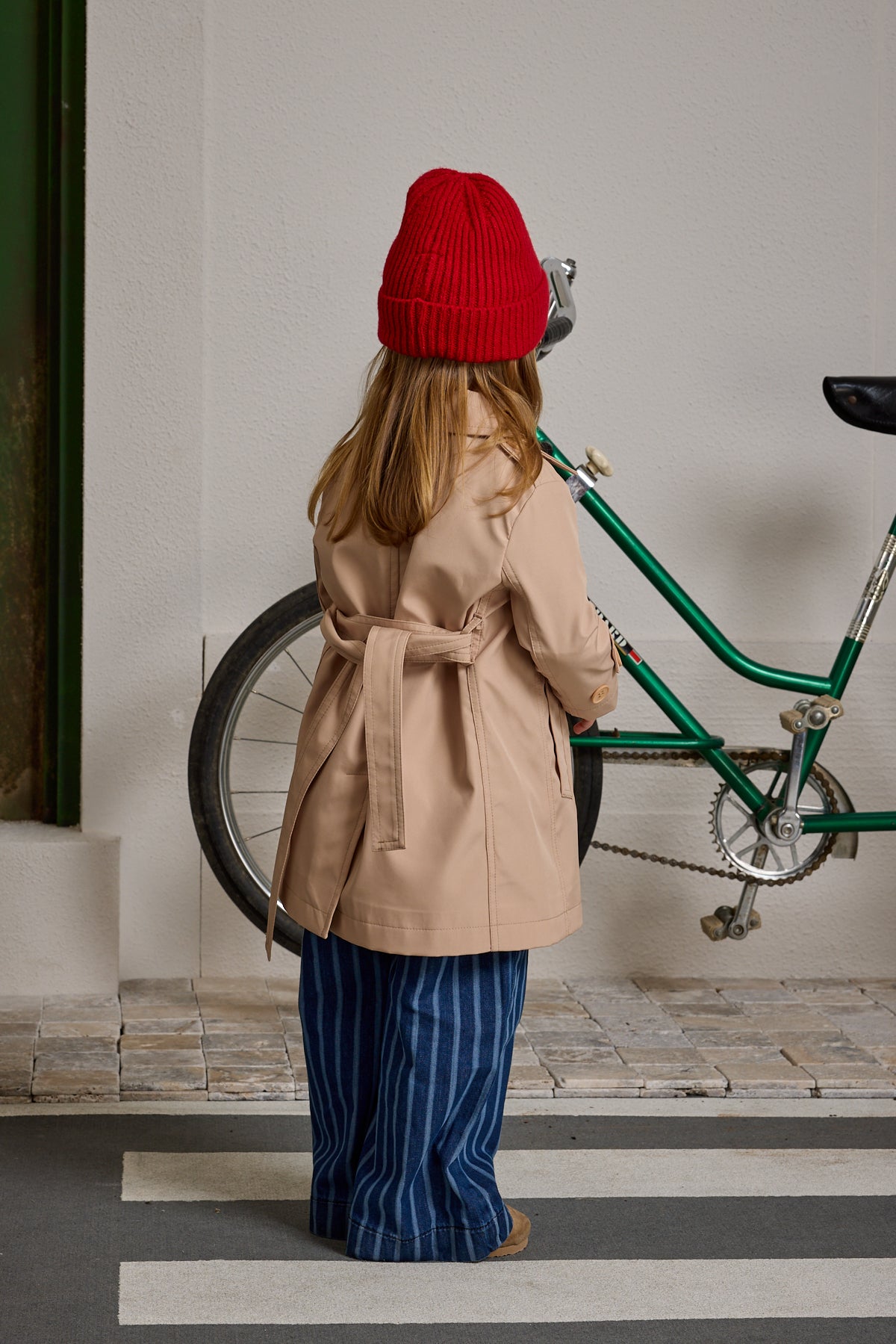 Kruvaze Kesim Trençkot Bej