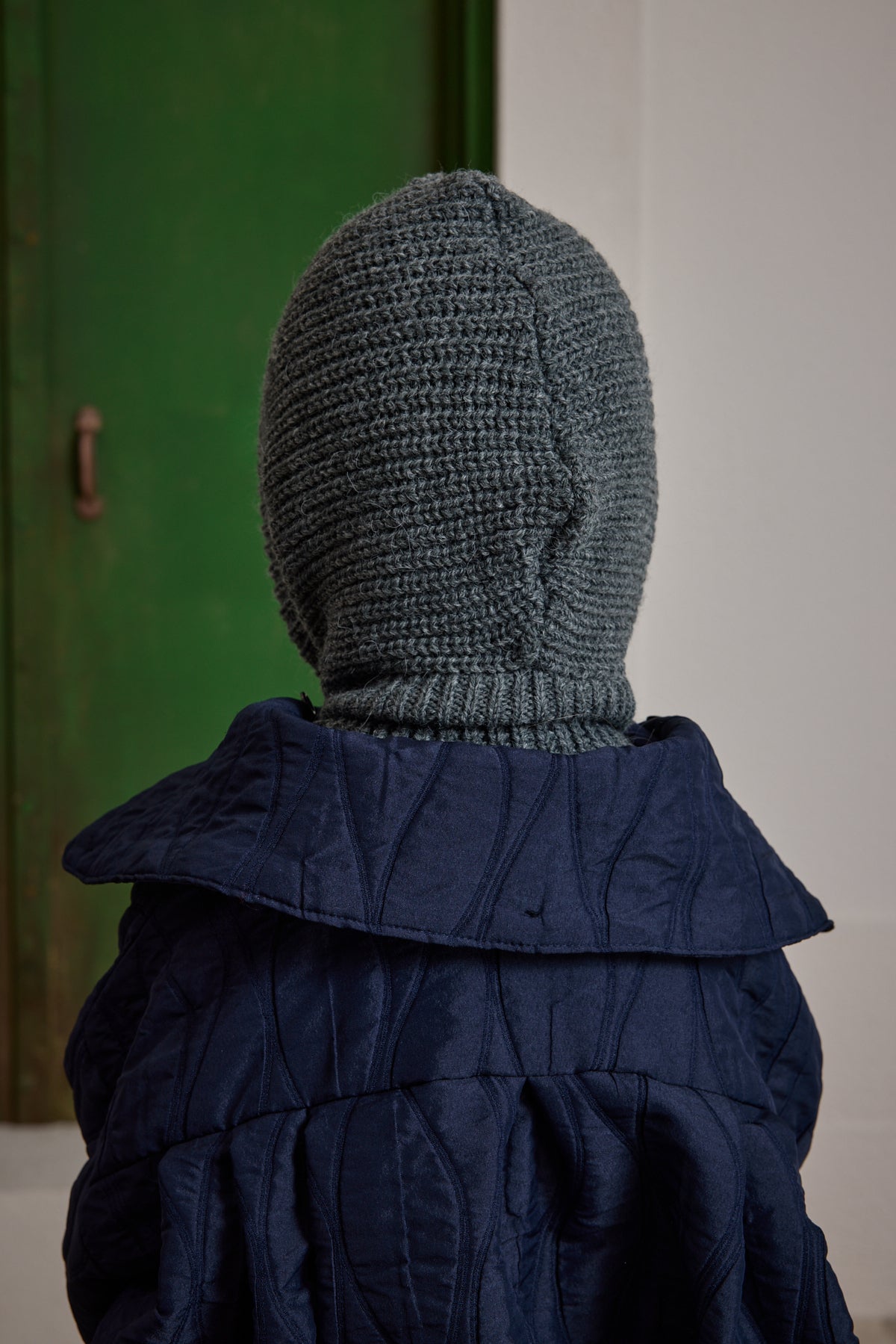 Örme Çocuk Balaclava Bere Antrasit