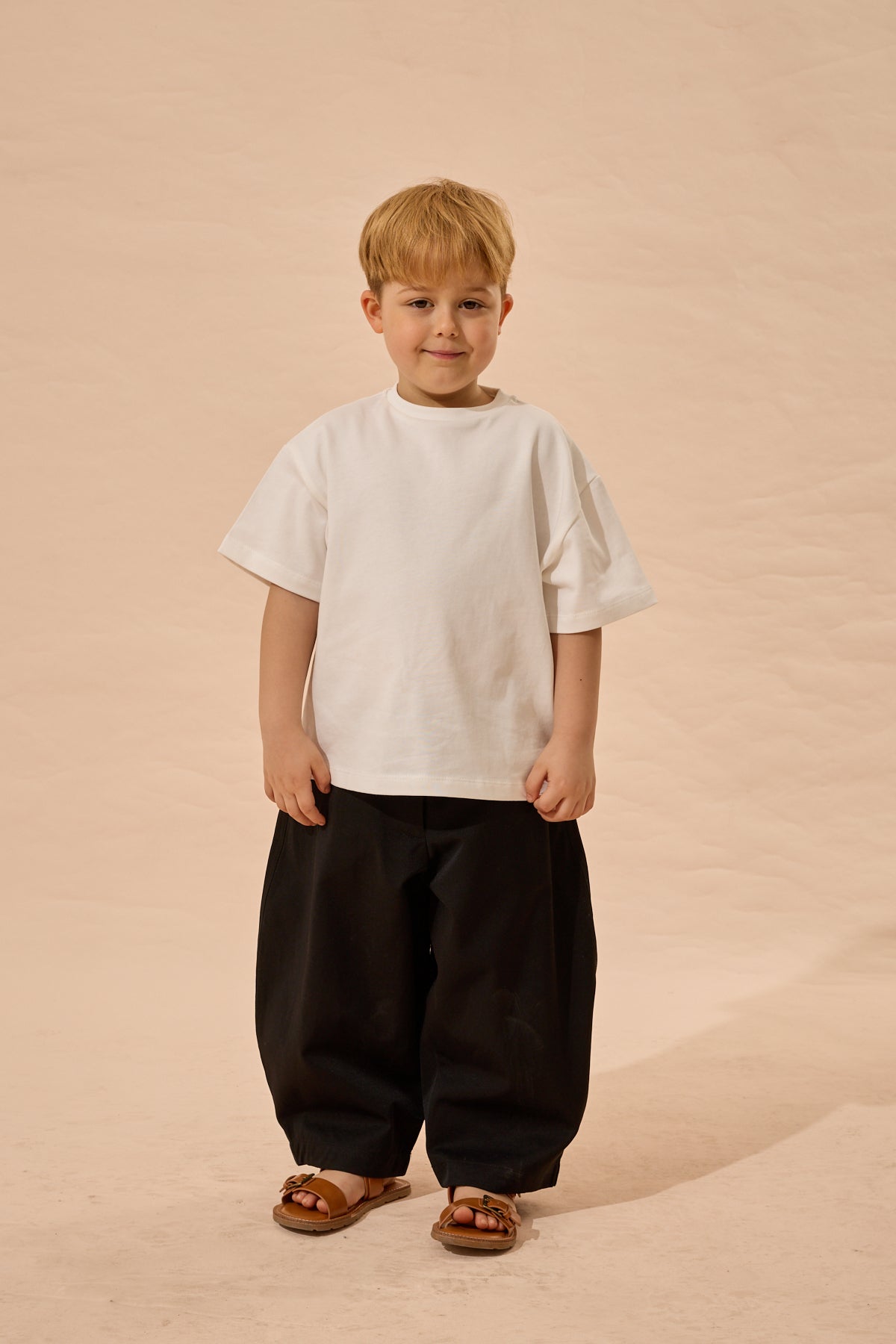 Oversize Basic Tişört Beyaz