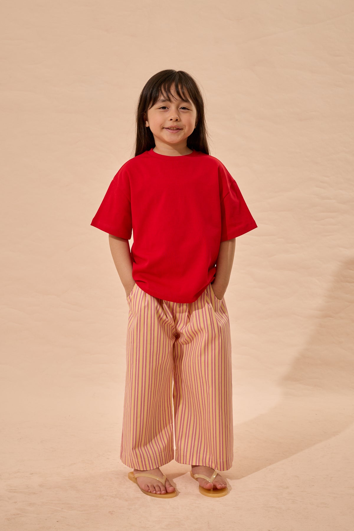 Oversize Basic Tişört Kırmızı