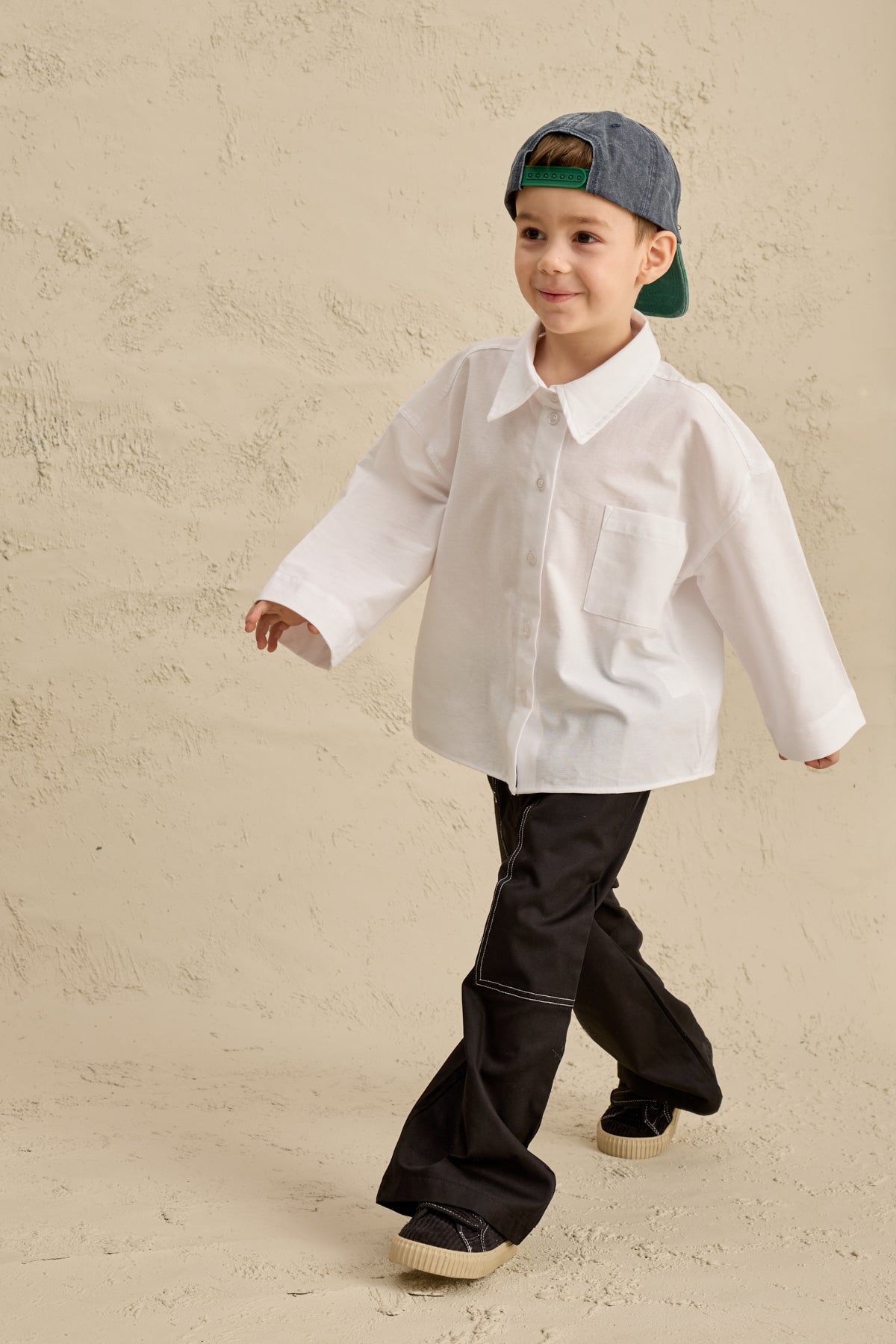 Oversize Oxford Gömlek Beyaz