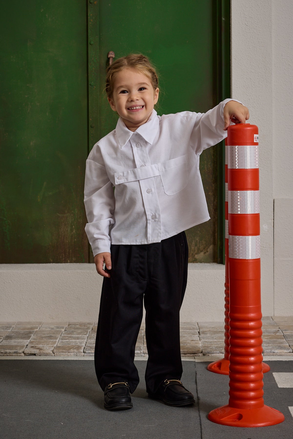 Oversize Oxford Gömlek Ekru