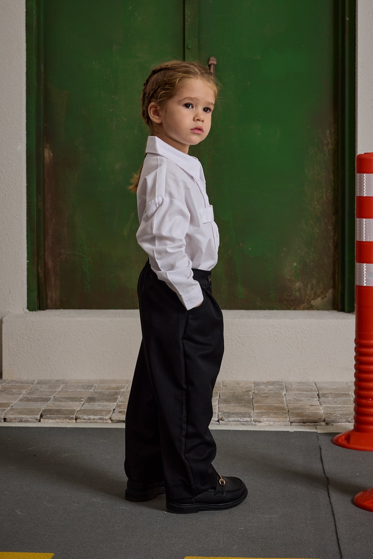 Oversize Oxford Gömlek Ekru