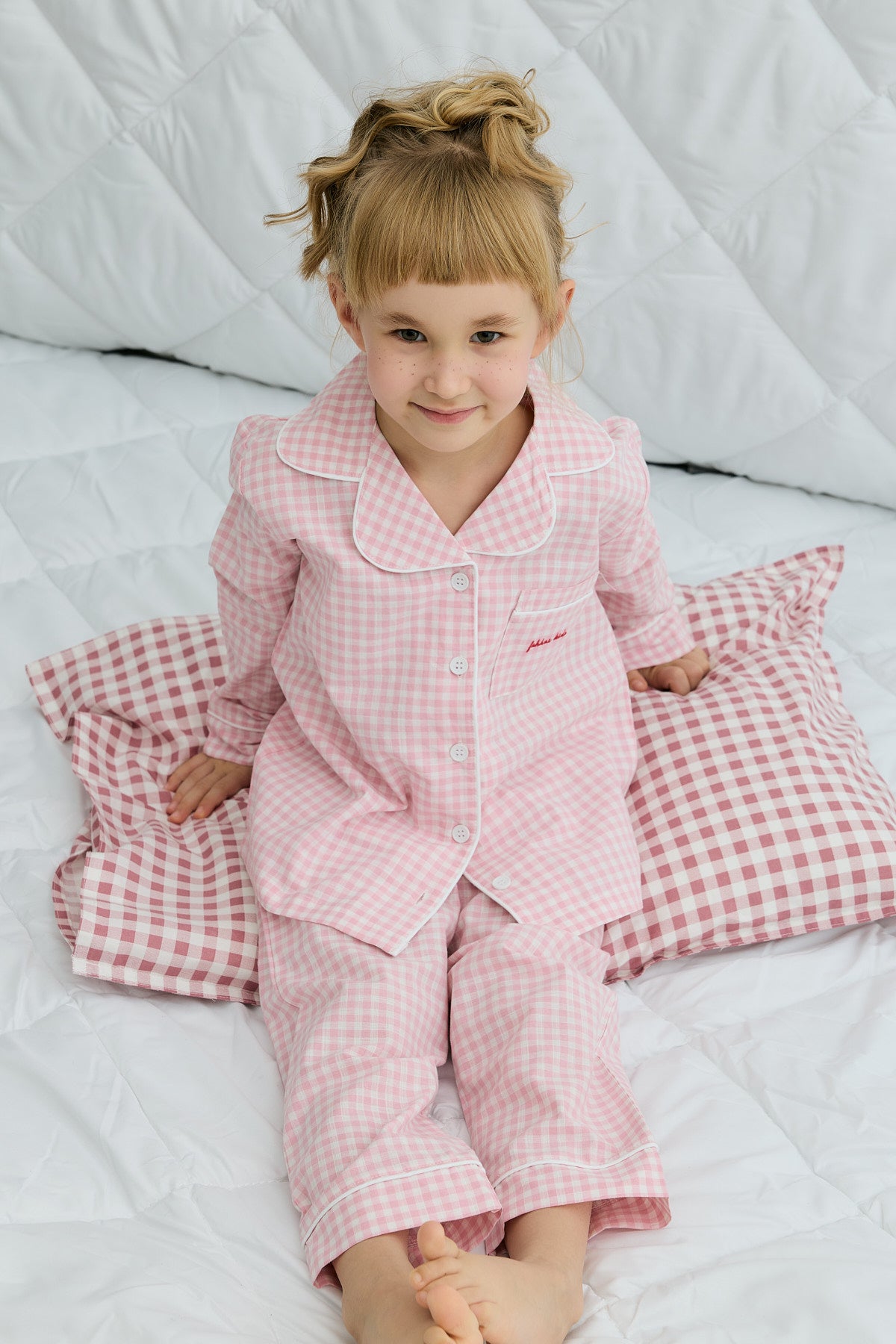 Pötikare Pamuk Pijama Takım Pembe