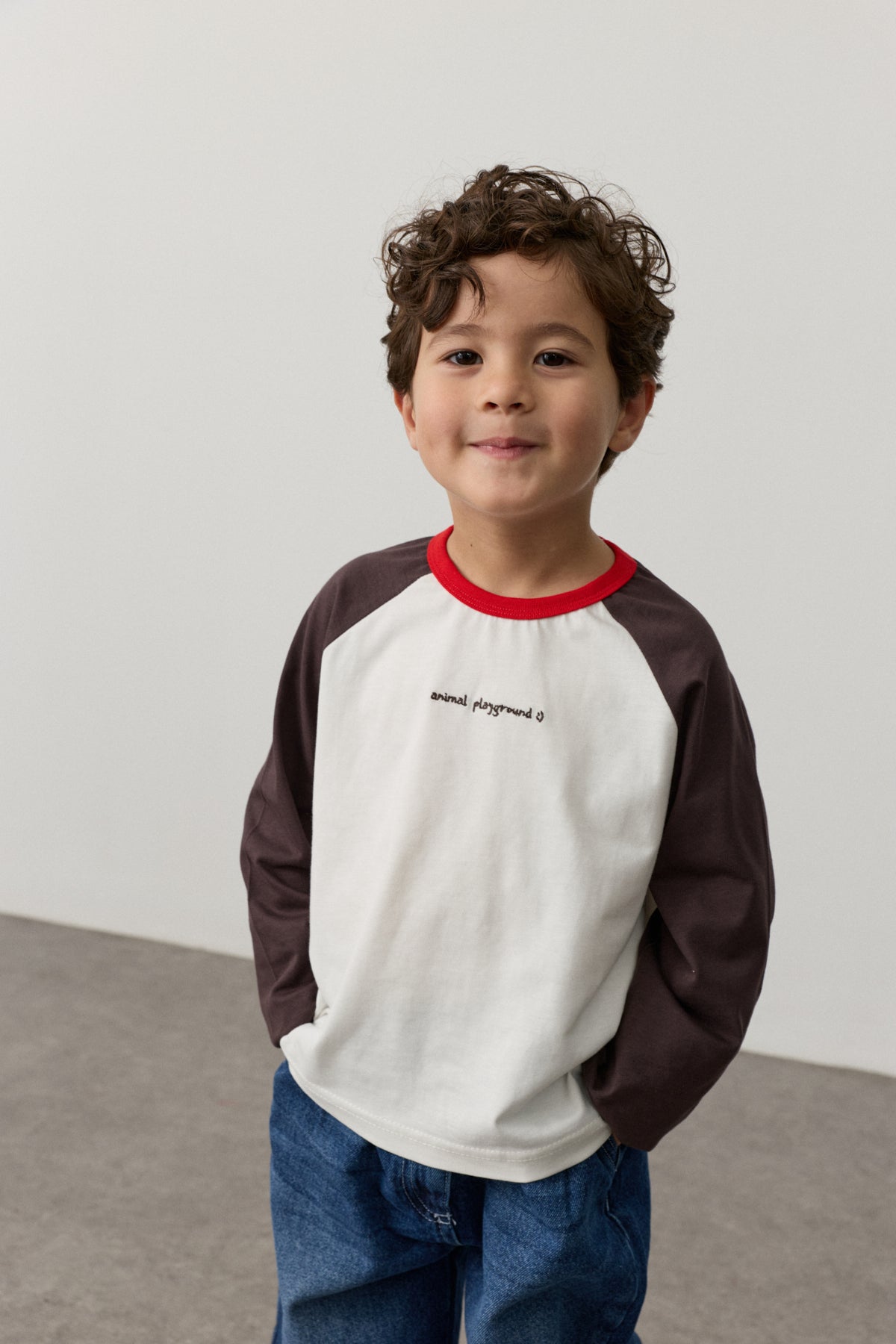 Reglan Kol Tişört Kahverengi