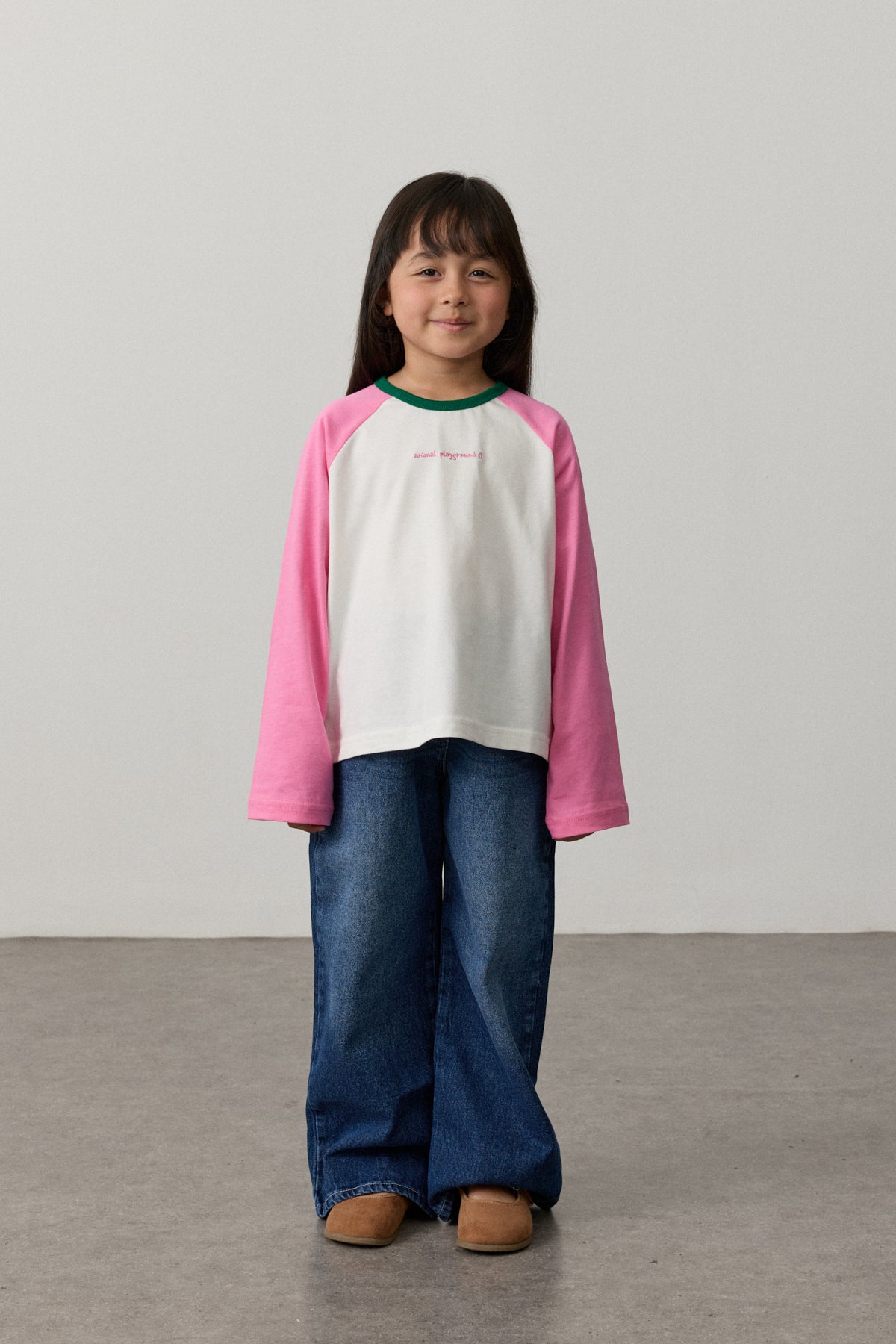 Reglan Kol Tişört Pembe