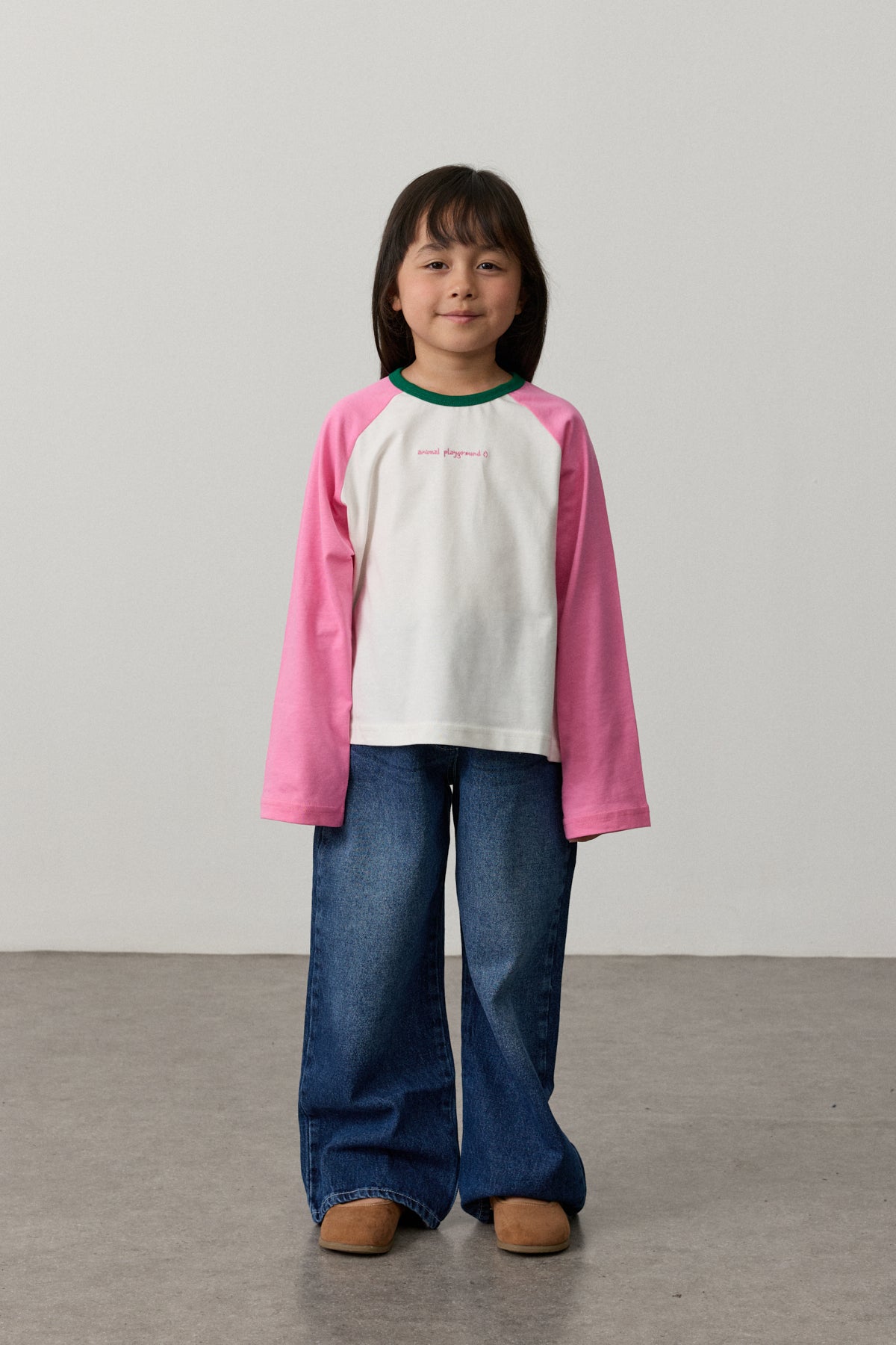 Reglan Kol Tişört Pembe
