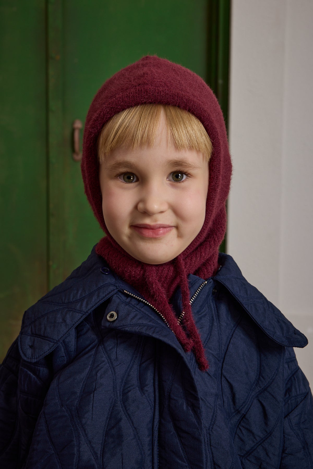 Soft Balaclava Beanie Claret Red