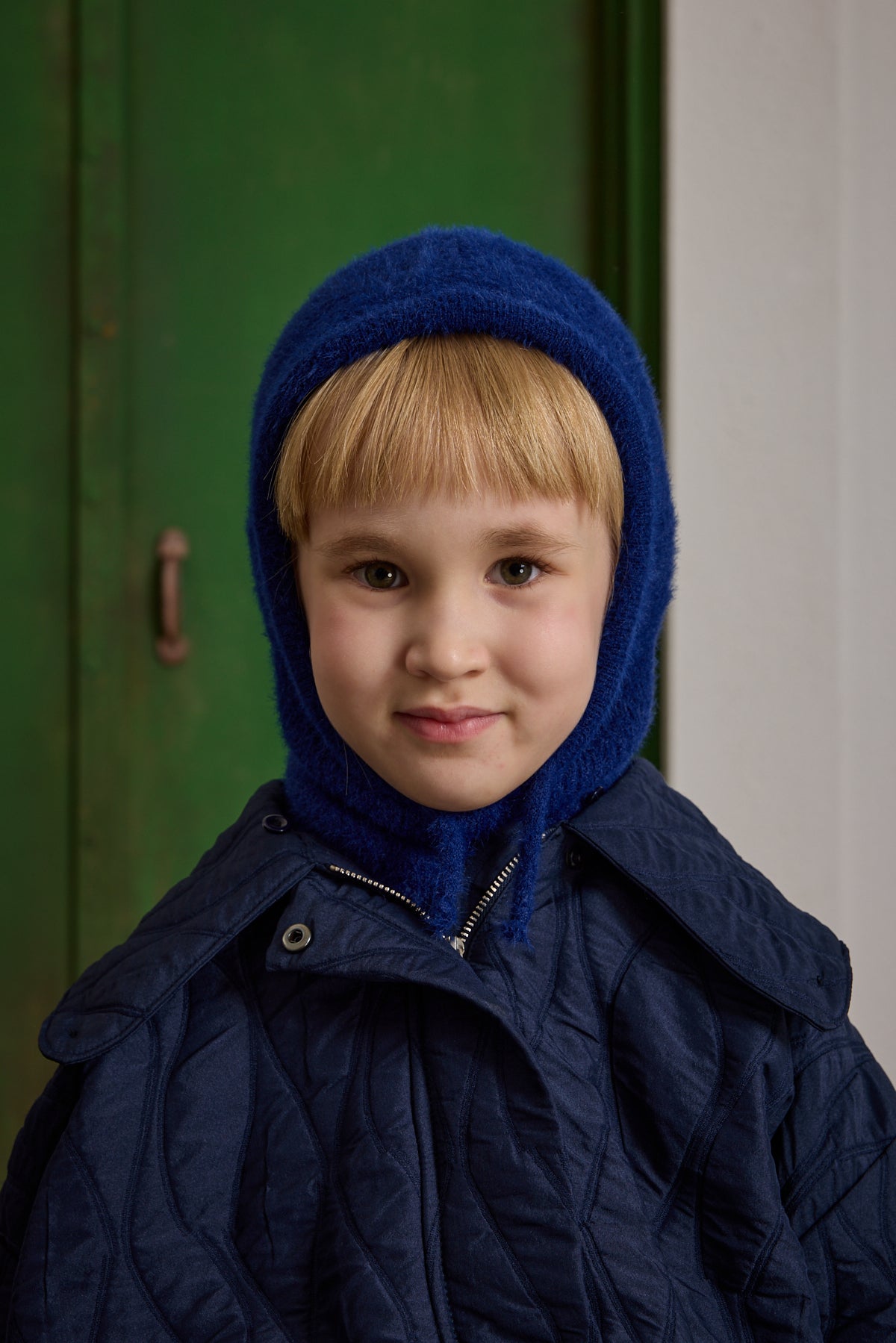 Soft Balaclava Beanie Blue