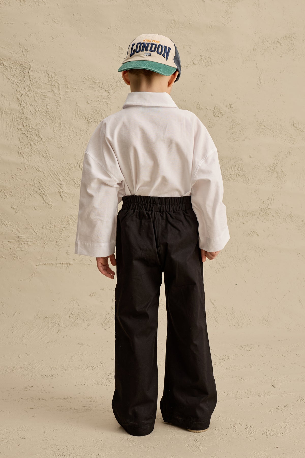 Uzun Cepli Kanvas Pantolon Siyah